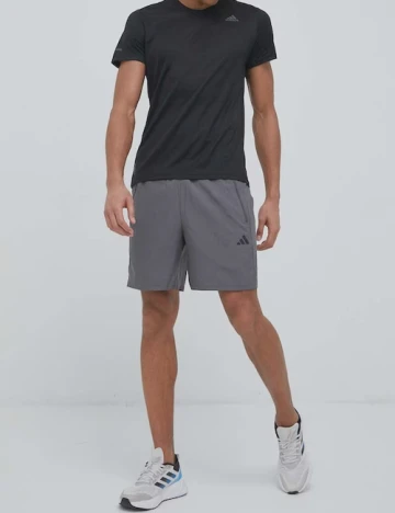 Pantaloni scurti Adidas, gri Gri