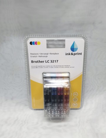 Set cerneala Brother ink & print, mix culori