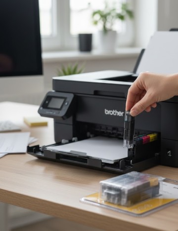 Set cerneala Brother ink & print, mix culori