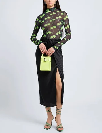 Fusta Top Shop, negru Negru
