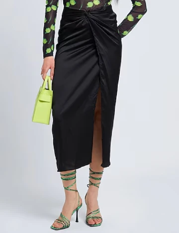 Fusta Top Shop, negru Negru