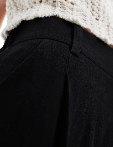 Pantaloni scurti ASOS, negru Negru