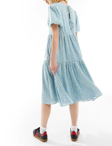 Rochie medie Glamorous, albastru