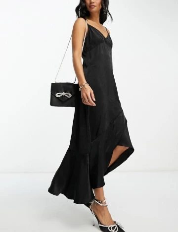 Rochie lunga Vila, negru