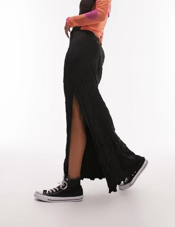 Fusta Top Shop, negru Negru