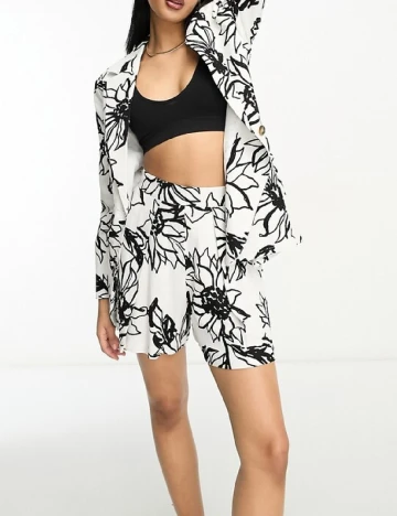 Pantaloni scurti ASOS, alb Alb