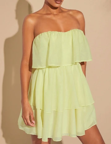 Rochie scurta SHEIN, galben