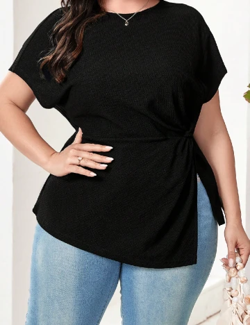 Bluza SHEIN CURVE, negru Negru