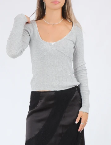 Bluza Miss Selfridge, gri