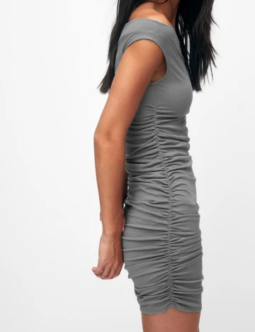 Rochie scurta Pull&Bear, gri Gri