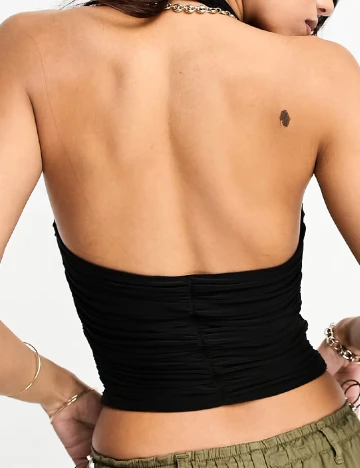 Top ASOS, negru Negru