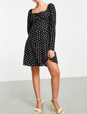 Rochie scurta Miss Selfridge, negru Negru