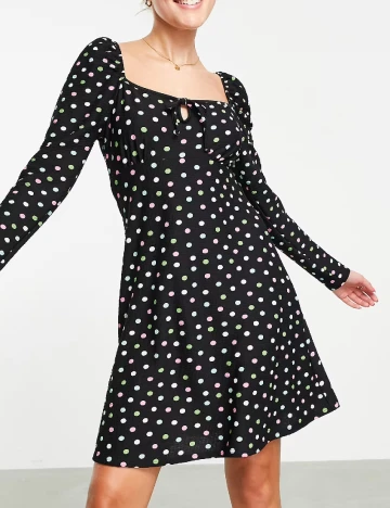 Rochie scurta Miss Selfridge, negru Negru