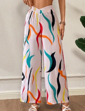 Pantaloni SHEIN, alb Alb