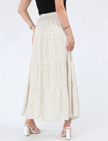 Fusta Miss Selfridge, ecru Alb