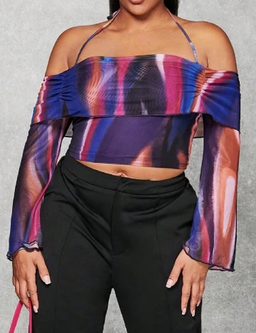 Top SHEIN CURVE, mix culori Mix culori