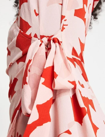 Rochie medie ASOS, roz Roz