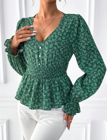 Bluza SHEIN, verde Verde