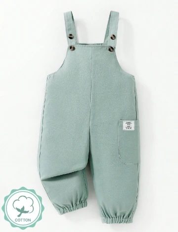 Salopeta Shein Kids, verde
