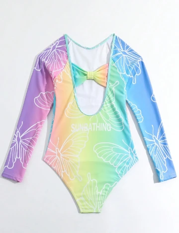 Costum de baie Shein Kids, mix culori