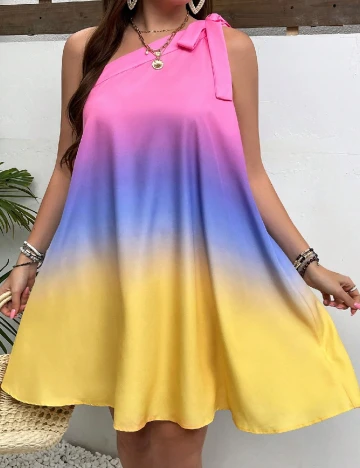 Rochie scurta SHEIN CURVE, mix culori Mix culori