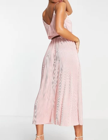 Rochie lunga ASOS, roz Roz