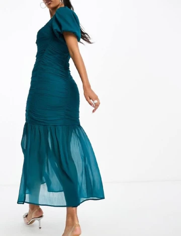 Rochie medie ASOS, turcoaz Albastru