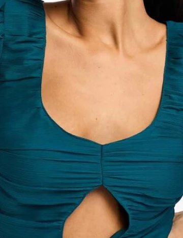 Rochie medie ASOS, turcoaz Albastru