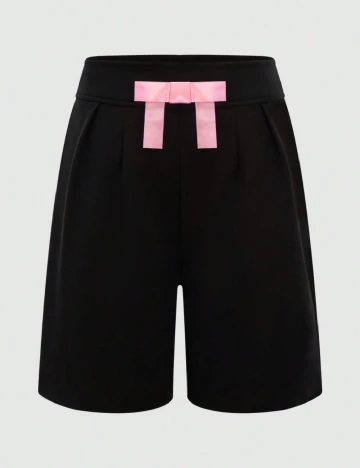 Pantaloni scurti SHEIN, negru Negru