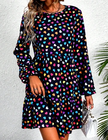 Rochie scurta SHEIN, mix culori