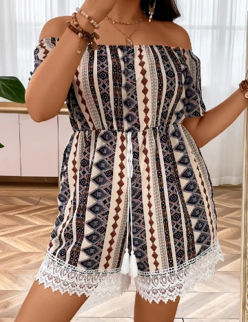 Salopeta SHEIN CURVE, mix culori Mix culori