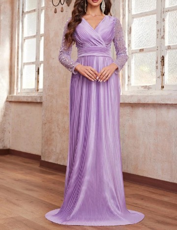 
						Rochie lunga Giffniseti, mov