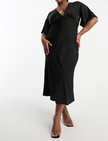 
						Rochie lunga ASOS Curve, negru