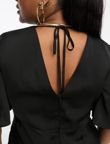 Rochie lunga ASOS Curve, negru Negru