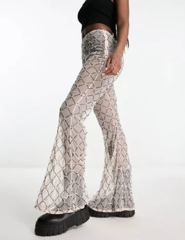 Pantaloni ASOS, crem