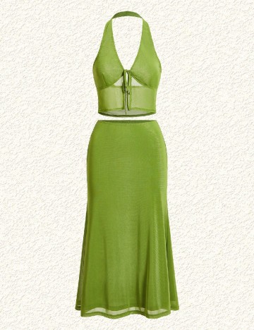 
						Compleu SHEIN, verde