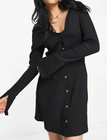 Rochie lunga ASOS, negru Negru