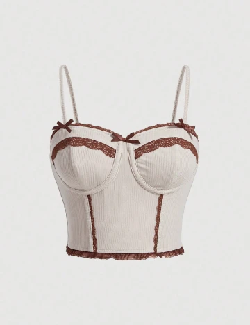 Top SHEIN, crem