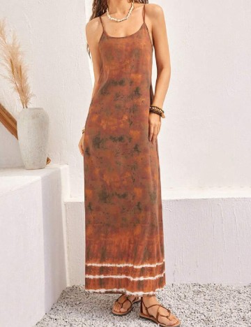 Rochie lunga SHEIN, maro