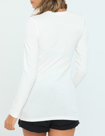 Bluza Pieces, alb, XS