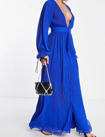 Rochie lunga ASOS, albastru
