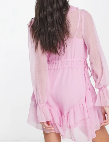 Rochie scurta ASOS, roz