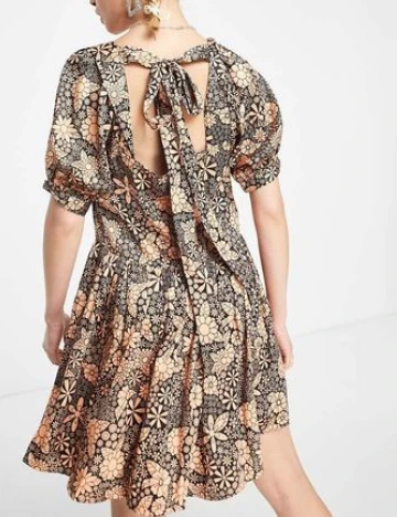 Rochie scurta Bolongaro Trevor, portocaliu