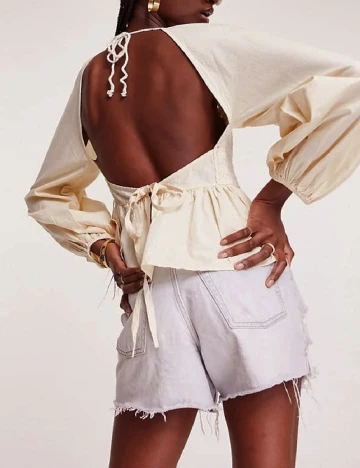 Bluza ASOS, crem