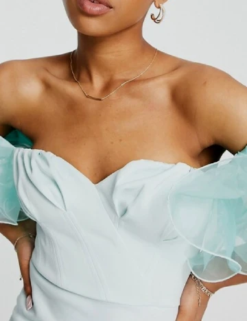 Rochie medie ASOS, bleu
