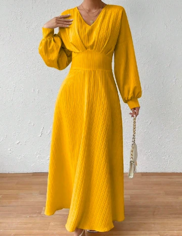 Rochie lunga SHEIN, galben Galben