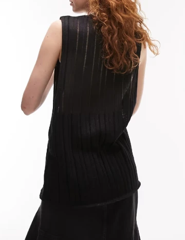 Maiou Top Shop, negru Negru