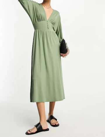 Rochie medie ASOS, verde