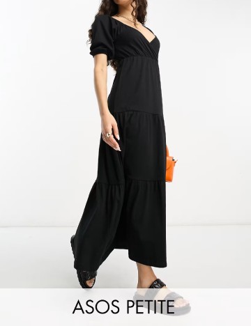 
						Rochie lunga ASOS, negru