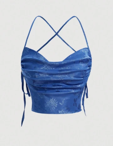 Top SHEIN, albastru Albastru